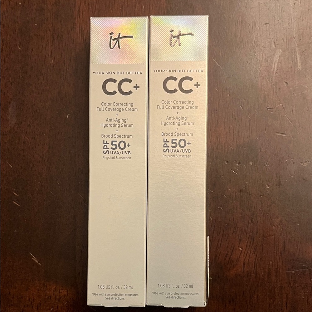 IT Cosmetics CC+ Cream SPF 50+ UVA/UVB color light (2boxes)